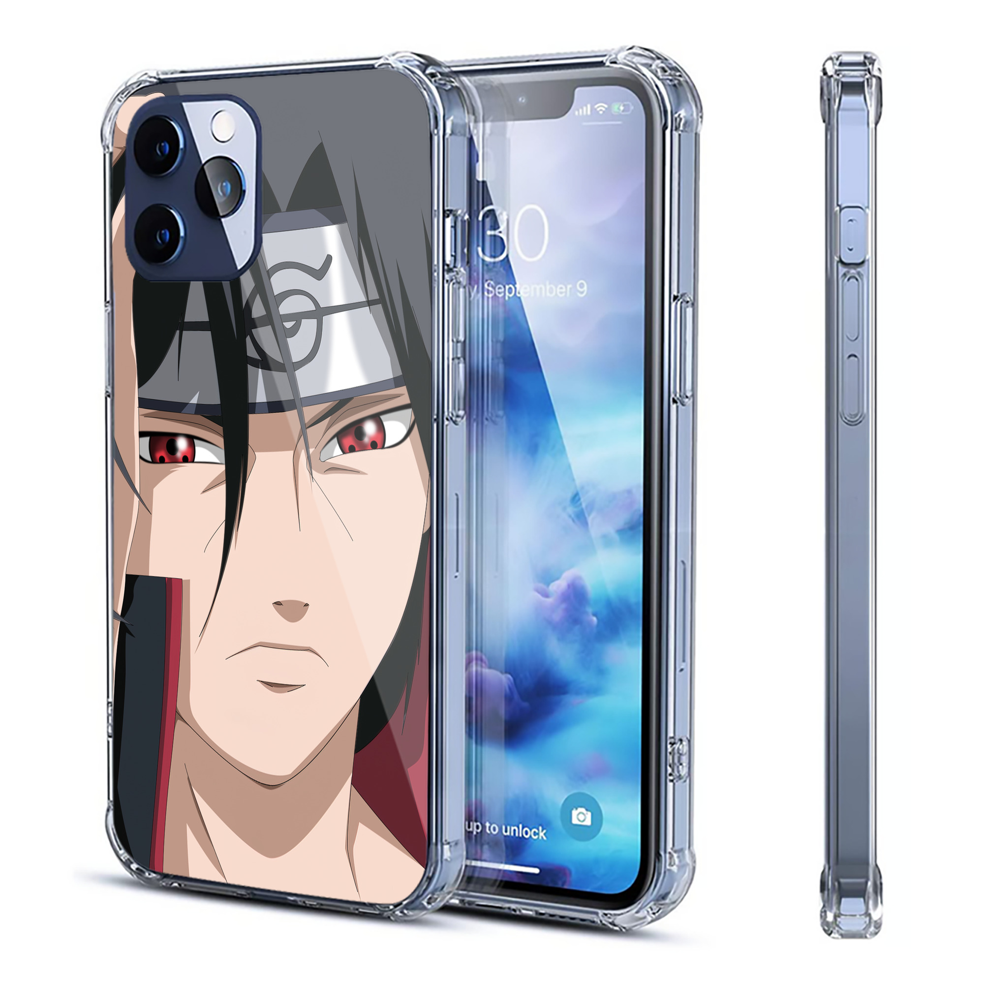 （画像用） NARUTO -ナルト- NARUTO -ナルト- 疾風伝 【iPhone 12シリーズ対応】透明スマホケース（クリアソフトケース）